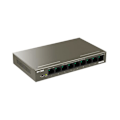 Pikkukuva 2 / 4: IP-COM Desktop Switch 9 Gigabit-porttia 10/100/1000M, 8 PoE-porttia, Auto MDI/MDIX, VLAN-tila, Plug&Play, teräs. G1109P-8-102W