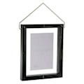 Miniatyrbillede 4 af 4: Billede ramme - Diamant - Sort Plast - 13 x 18 cm - Rektangulær - Moderne Svart