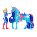 Pikkukuva 2 / 6: SPIN MASTER KOTILOYHTEEN LICORN JA NUKKE RIVER JA ISABEL Unicorn Academy Blå, Rosa