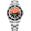 Miniatyrbillede 1 af 2: Diver Professional 1000m automatisk dykkerur - BOBROFF - BF0004BNE - Armbånd i rustfrit stål - Orange Orange