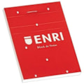 Miniatyrbillede 2 af 2: Papirpakke - notesbog - notesbog Enri - 100101102 - Pakke med 10 soft cover grapados notesblokke, A6/105 x 148 mm