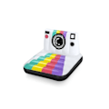 Miniatyrbillede 1 af 5: Pool air mattress - BESTWAY - Polaroid - White and multicolored Flerfärgad