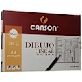 Miniatyrbillede 1 af 2: Tegnepapir - GUARRO CANSON - A3 - 250 ark - 160 g - Lineær weiss