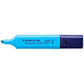 Miniatyrbillede 2 af 2: Highlighter - STAEDTLER - Textsurfer 364-3 - Æske med 10 stk - Farve Blå - Mejselspids 1-5 mm blå