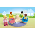 Pikkukuva 2 / 6: PLAYMOBIL Junior 71701 Lapset ja kääntöportti, Sisältää neljä hahmoa ja kääntöportin, 1-vuotiaasta alkaen Flerfärgad