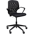 Miniatyrbillede 1 af 2: Kontorstol - PIQUERAS Y CRESPO - to-Sync - Ergonomisk - Sort - Perforeret PYC Svart vit
