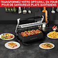 Miniatyrbillede 4 af 5: Elektrisk grill TEFAL Optigrill+ XL - 9 programmer - XL tilberedningsoverflade - Inkluderede tilbehør