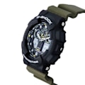 Miniatyrbild 4 av 5: CASIO Watch - Herr - GA-100TU-1A3ER - Vattentät 20 Atm - Brun plastrem kastanj