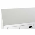 Pikkukuva 2 / 3: DKD kodinsisustuskonsoli valkoinen hopea kuusi MDF (63 x 26 x 83 cm) - 8424001700790