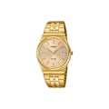 Miniatyrbillede 1 af 2: Ur - CASIO - MTP-B145G-9AVEF - Guldfarvet Stål - Vandmodstandsdygtighed 5 Atm - Kvarts gyllene
