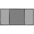 Miniatyrbillede 1 af 2: Myggenet - SCHELLENBERG - 50813 - Skydevindue - Grå aluminium - Justerbar 193x75 cm