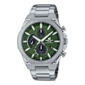 Miniatyrbillede 1 af 5: Ure - CASIO - EFS-S570D-3AUEF - Rustfrit stål - Grøn urskive - Vandtæt 10 bar Pengar