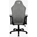 Miniatyrbillede 4 af 4: Fauteuil Aerocool Crown AeroSuede (Grå/Sort) Mörkgrå