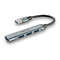 Miniatyrbillede 3 af 5: USB Hub - NGS - IHUB4 MICRO - 4 Porte - USB 3.2 Gen1 - Kompakt - Aluminium
