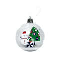 Miniatyrbild 2 av 3: Julgranskulor - EONE-Peppa Pig - Set om 10 - Diameter 6cm - Plast - Snöeffekt
