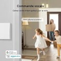 Miniatyrbillede 5 af 6: Trådløs 2-gangs 1-vejs smart kontakt - Tapo S220 - Alexa og Google Home - INGEN neutral ledning nødvendig - Tapo Hub kræves