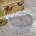 Pikkukuva 1 / 4: Pyöreä lattiatyyny - TODAY - CHARME - Konstaantti-printti - 40 x 12 cm