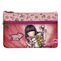 Miniatyrbillede 1 af 2: Skolepunge - Gorjuss - Carousel - Laks - Polyester - 23,4 x 15,5 x 1,5 cm Lax