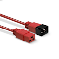 Pikkukuva 1 / 3: Virtalähteen jatkokaapeli - LINDY - IEC 60320 C19 IEC 60320 C20 - 250V - 16A - Punainen