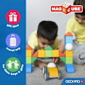 Miniatyrbild 5 av 6: Magnetiska block - GEOMAG - Magicube 060 - 6 bitar - Stapelbara - Återvunnen plast