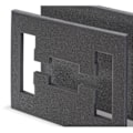 Pikkukuva 4 / 4: Vaahdotettu insertti - TOOD - 2 kappaletta - Ammattimainen lahjapakkaus - Pinottava - 40x30x4 cm svart