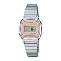 Miniatyrbillede 1 af 6: Casio Ur - Kvinder - LA670WEA-4A2EF - Rustfrit stål - Sølv - Rosa Pengar
