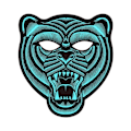 Pikkukuva 1 / 2: Led Tiger Mask - ATOSA - Asusteet - Musta - Aikuinen - Sekalaiset