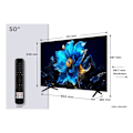 Miniatyrbillede 2 af 4: TCL 4K QLED 50P79K 126 cm GOOG