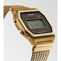 Miniatyrbillede 4 af 4: Casio A1000MGA-5EF Kvinder Ur - Quartz - Digital - Armbånd i Guldbelagt Rustfrit Stål gyllene