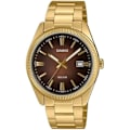 Miniatyrbillede 1 af 2: Ur - CASIO - MTP-1302PGC-5AVEF - Analog - Stål - Vandtæthed 3 ATM Guld, svart
