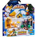 Miniatyrbillede 6 af 6: Duo af Figurer Tails vs Shadow - MOOSE TOYS - AKEDO - Hurtig kamppakke, 2 figurer og controllere inkluderet Svart