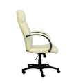 Miniatyrbillede 2 af 4: PIQUERAS Y CRESPO Model 97DB - Ergonomisk lederstol med vippemekanisme og højdejusterbar Grädde