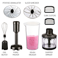 Miniatyrbild 6 av 6: Immersion Blender Set, Multifunktionshackare, Visp, 3 i 1, Camry CR4623 1600W 33950 Rostfritt stål