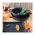 Miniatyrbillede 6 af 6: Marmite i støbt aluminium - Pinti - Efficient - 45 cm - 12,5 l - Non-stick til induktion Naranja