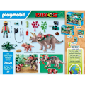Pikkukuva 5 / 5: PLAYMOBIL 71821 Triceratops vauvan ja tutkimusmatkailijan kanssa, Dinos, 29 osaa, Aikuisille 4 vuotta ja yli Flerfärgad