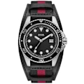 Miniatyrbillede 1 af 3: Ur - GUESS - W1051G1 - Tofarvet læder - 44 mm - Quartz - Sort skive Svart, tvåfärgad