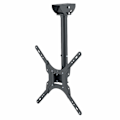 Miniatyrbillede 1 af 4: Tm elektron - TMSLC410 - Universal Loftsmontering til skærme fra 26" til 55" (Udvidelig og Roterbar) Sort