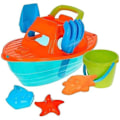 Pikkukuva 1 / 2: Rannalelut - COLORBABY - 49263 - 14 cm rantalippu - Jachtti lisävarusteineen - Monivärinen