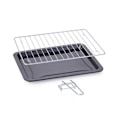 Pikkukuva 4 / 4: Miniuuni sähkögrillillä - FLAMA - Musta 1528FL - 1500W - 28L - Ajastin 60 min Svart