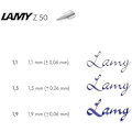 Miniatyrbild 2 av 2: Ersättningsfjäder - LAMY - Z50 - Silver - För ABC-fylld penna - Högkvalitativ pengar