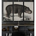 Pikkukuva 2 / 3: moderni 3-osainen kangas (180 x 4 x 120 cm)