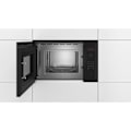 Miniatyrbillede 4 af 4: Enkelt indbygget mikroovn -BOSCH SER4 - BFL523MB1F - Sort - 7 automatiske programmer - 38,2 x 59,4 x 31,7 cm Svart