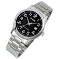 Miniatyrbillede 2 af 3: Ur - Casio - MTP-1221A-1AVEG - Kvarts - Analog - Rustfrit stål sort