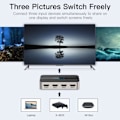 Miniatyrbillede 2 af 4: 3 i 1 HDMI Switcher - VENTION - 4K 30Hz - Audio Splitter - Plug & Play - Xbox PS4 kompatibel