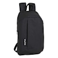 Miniatyrbillede 2 af 3: Safta Sort børnerygsæk - Polyester - 10L - Ergonomisk polstring Svart