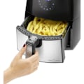 Pikkukuva 2 / 6: ProfiCook PC-FR 1147 H kuumailmap friteuse - 2,5 L - Musta - Ruostumaton teräs - 1500 W - Muuttuva lämpötila Svart, rostfritt stål