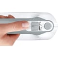 Miniatyrbillede 6 af 6: Batteur ErgoMixx 450 W - BOSCH MFQ36400 hvid/grå - 5 hastigheder + turbo - 2 rustfrie piskeris - 2 rustfrie dejkroge -