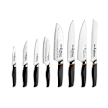 Miniatyrbillede 5 af 6: Filetkniv - BRA - A198005 - 20 cm - Rustfrit stål - Sort Naranja