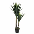 Miniatyrbild 1 av 6: Glimmerdekorationer Yucca Konstgjorda växter - H120 x Ã˜70 cm Grön