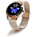 Miniatyrbillede 1 af 2: Smartwatch - oromed - Smart Lady Gold Róż - Data tracking - Vibrating alarm - Clock display